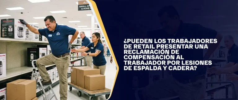Pueden Los Trabajadores De Retail Presentar Una Reclamación De Compensación Al Trabajador Por Lesiones De Espalda Y Cadera