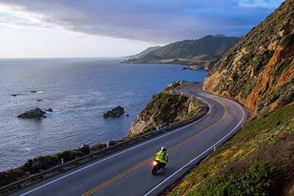 Rutas populares en moto por California