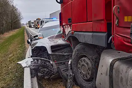 Un caso de accidente de camión es más grave que un accidente de coche