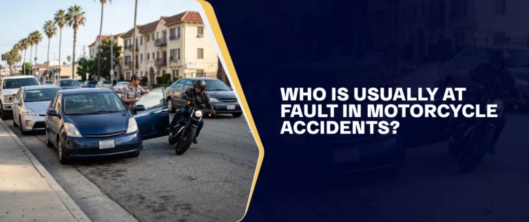 Who Is Usually At Fault In Motorcycle Accidents