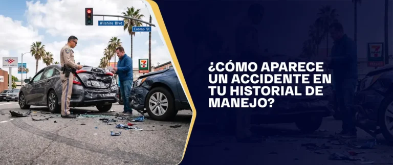 ¿Cómo Aparece Un Accidente En Tu Historial De Manejo?