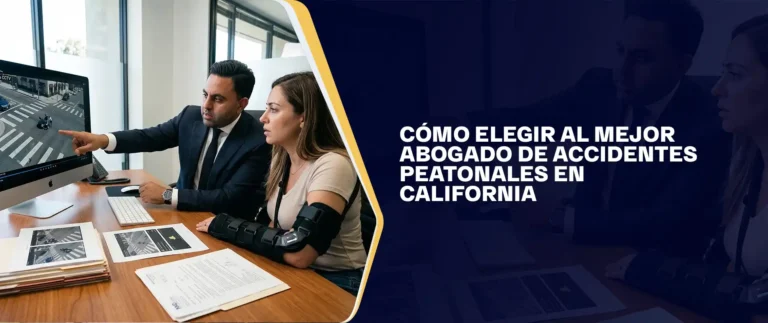 Cómo Elegir Al Mejor Abogado De Accidentes Peatonales En California