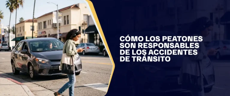Cómo Los Peatones Son Responsables De Los Accidentes De Tránsito