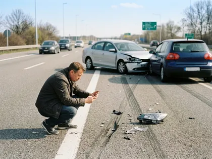 Cómo recopilar pruebas tras un accidente por choque frontal