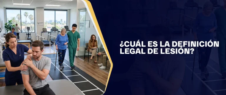 ¿Cuál Es La Definición Legal De Lesión?
