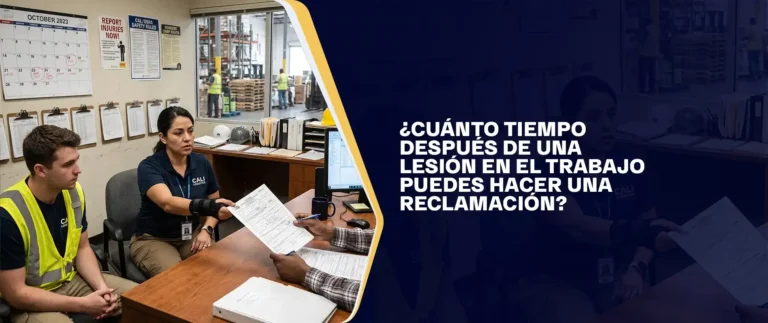 ¿Cuánto Tiempo Después De Una Lesión En El Trabajo Puedes Hacer Una Reclamación?