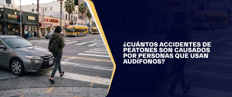 ¿Cuántos Accidentes De Peatones Son Causados Por Personas Que Usan Audífonos?