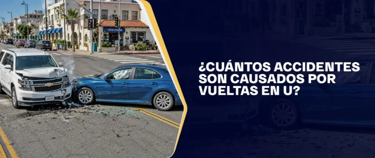 ¿Cuántos Accidentes Son Causados Por Vueltas En U?