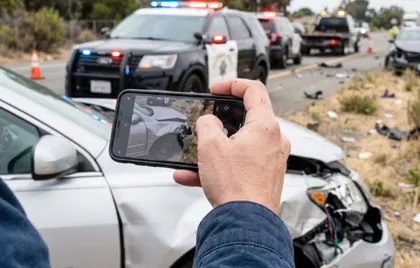 Documentar los daños causados por un accidente para conservar las pruebas de un posible defecto del vehículo