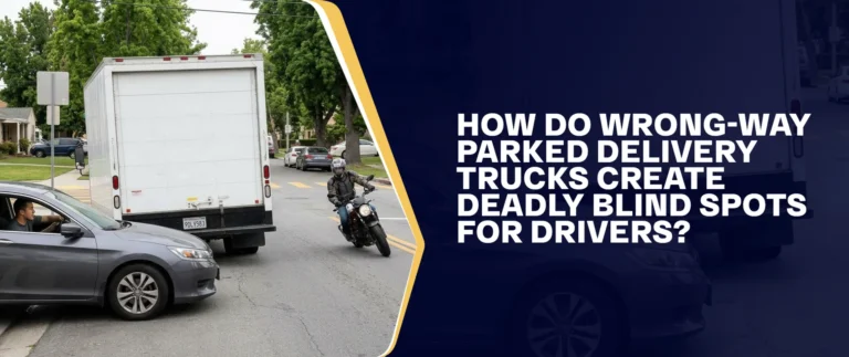 How Do Wrong-Way Parked Delivery Trucks Create Deadly Blind Spots For Drivers?