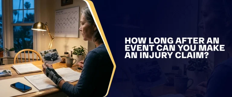 How Long After An Event Can You Make An Injury Claim