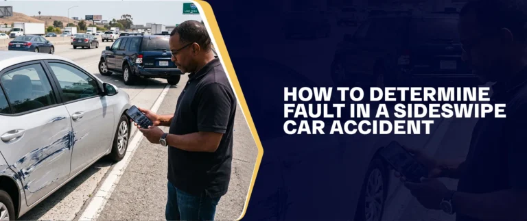 How To Determine Fault In A Sideswipe Car Accident