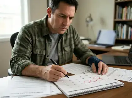 Injured worker reviewing claim deadlines (1)