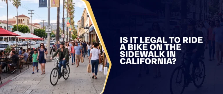 Is It Legal To Ride A Bike On The Sidewalk In California?