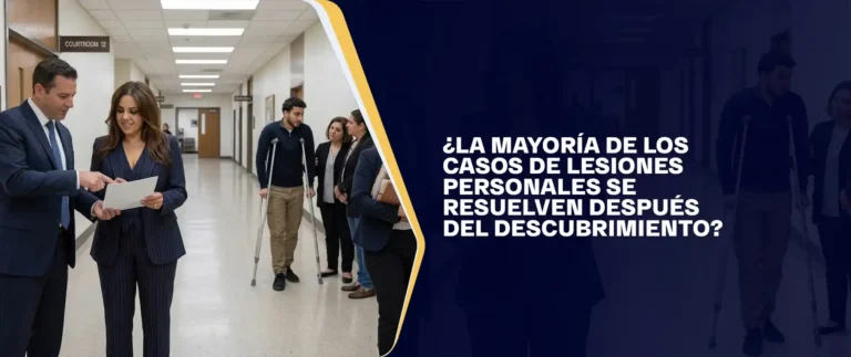 ¿La Mayoría De Los Casos De Lesiones Personales Se Resuelven Después Del Descubrimiento?