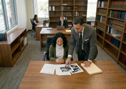 Personal injury lawyer explaining contingency fees to a car accident victim