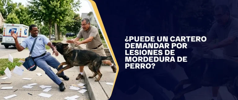 ¿Puede Un Cartero Demandar Por Lesiones De Mordedura De Perro?