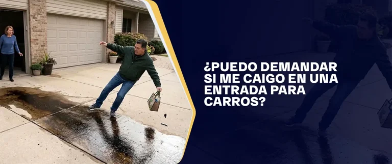 ¿Puedo Demandar Si Me Caigo En Una Entrada Para Carros?