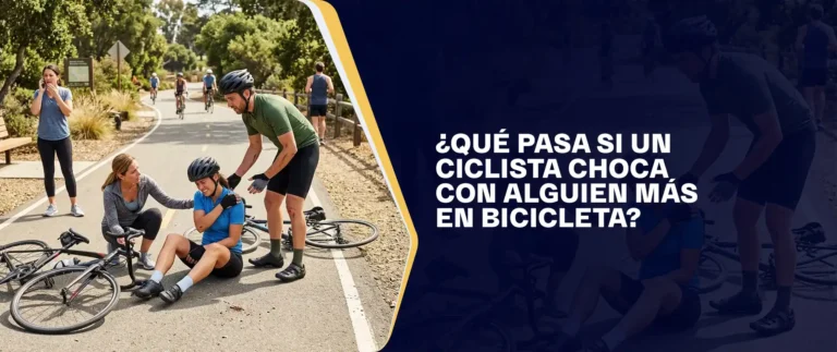 ¿Qué Pasa Si Un Ciclista Choca Con Alguien Más En Bicicleta?