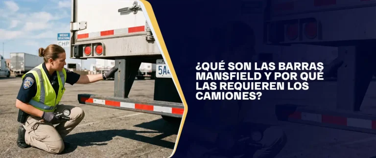 ¿Qué Son Las Barras Mansfield Y Por Qué Las Requieren Los Camiones?
