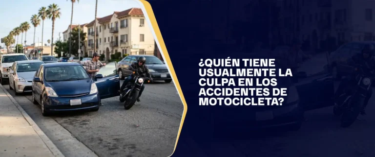 ¿Quién Tiene Usualmente La Culpa En Los Accidentes De Motocicleta?