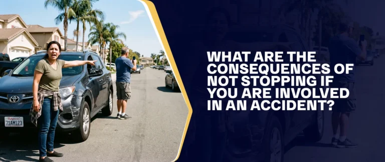 What Are The Consequences Of Not Stopping If You Are Involved In An Accident?