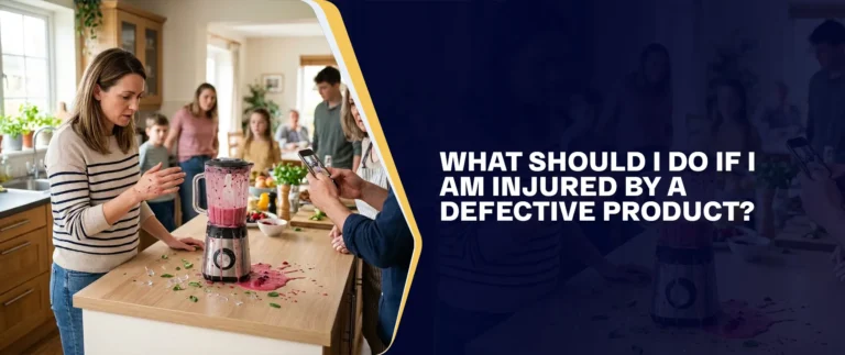 What Should I Do If I Am Injured By A Defective Product
