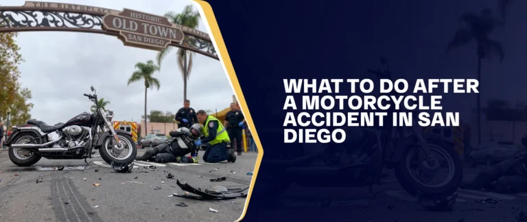 What To Do After A Motorcycle Accident In San Diego