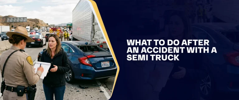 What To Do After An Accident With A Semi Truck