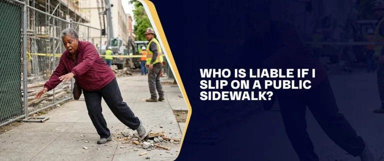 Who Is Liable If I Slip On A Public Sidewalk
