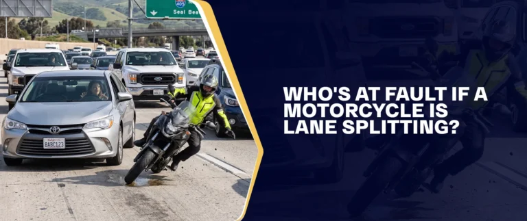 Who’s At Fault If A Motorcycle Is Lane Splitting