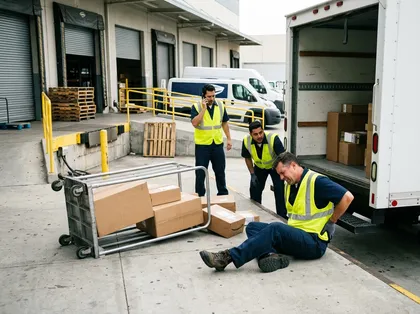 Worker injured after a workplace accident