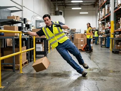 Worker injured in a workplace accident
