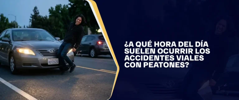 ¿A Qué Hora Del Día Suelen Ocurrir Los Accidentes Viales Con Peatones?