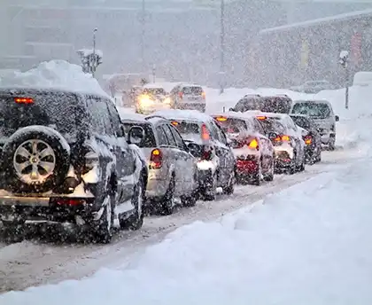 Accidentes laborales causados por la nieve