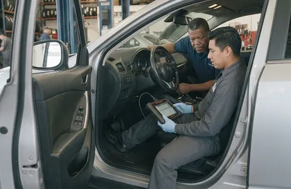 California insurance inspection of a vehicle before collision repairs