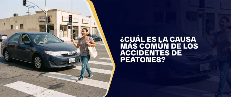 Cuál Es La Causa Más Común De Los Accidentes De Peatones
