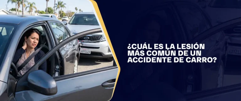 ¿Cuál Es La Lesión Más Común De Un Accidente De Carro?