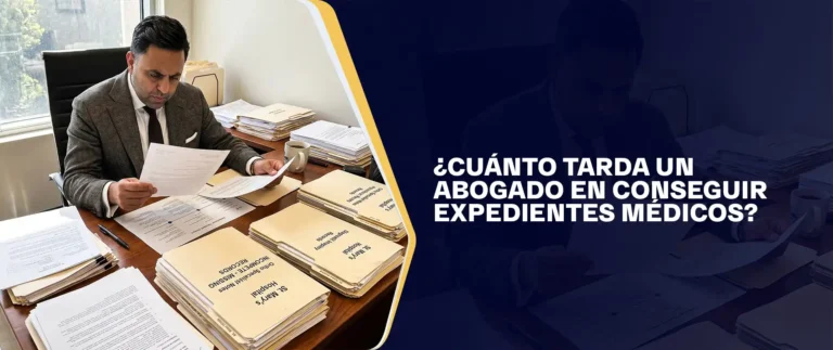 ¿Cuánto Tarda Un Abogado En Conseguir Expedientes Médicos?