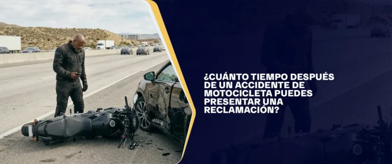 Cuánto Tiempo Después De Un Accidente De Motocicleta Puedes Presentar Una Reclamación