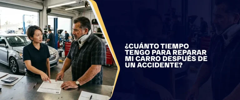 ¿Cuánto Tiempo Tengo para Reparar mi Carro Después de un Accidente?