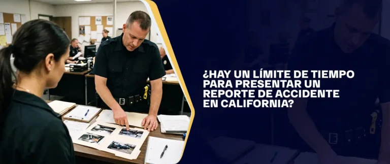 ¿Hay Un Límite De Tiempo Para Presentar Un Reporte De Accidente En California?