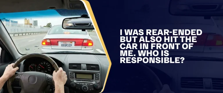I Was Rear-Ended but Also Hit the Car in Front of Me. Who Is Responsible