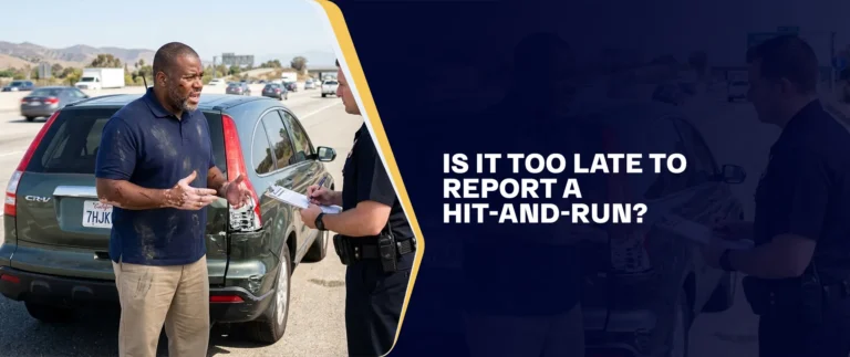 Is It Too Late To Report A Hit-And-Run