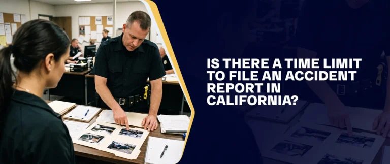Is There A Time Limit To File An Accident Report In California