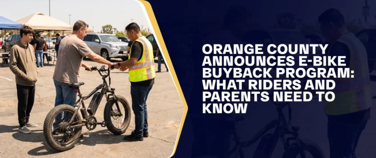 Orange County Announces EBike Buyback Program What Riders and Parents Need to Know