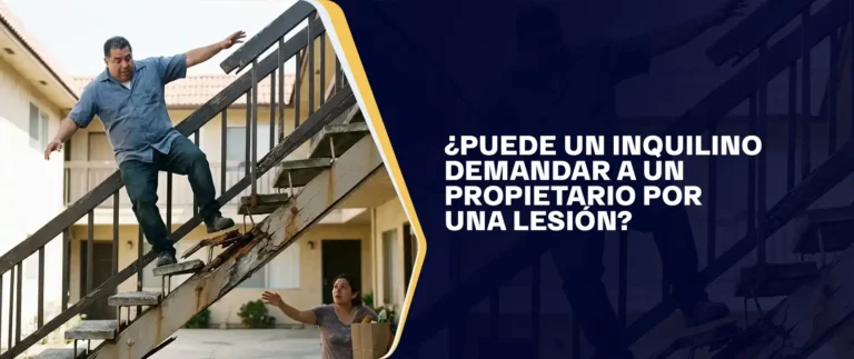 Puede Un Inquilino Demandar A Un Propietario Por Una Lesión