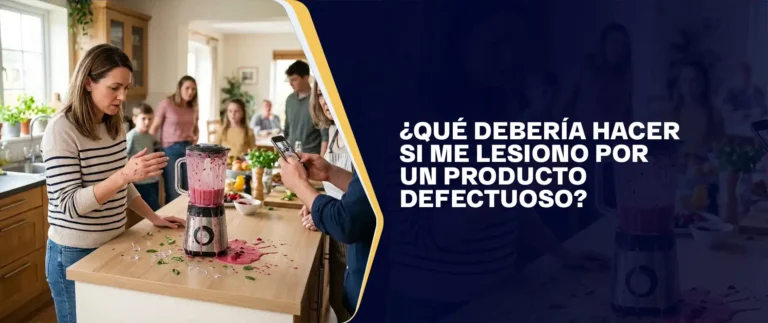 ¿Qué Debería Hacer Si Me Lesiono Por Un Producto Defectuoso?