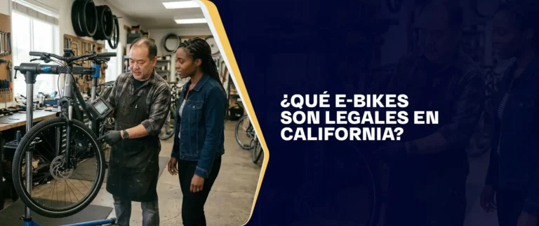 ¿Qué E-Bikes Son Legales En California?