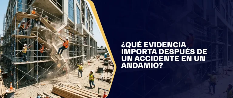 ¿Qué Evidencia Importa Después De Un Accidente En Un Andamio?